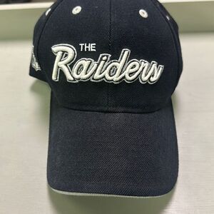 Vintage 2000s Unisex Black NFL Reebok The‎ Raiders National Football League OSFA